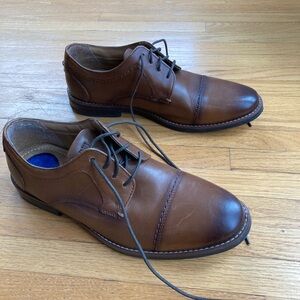 Classic Brown Leather Oxford Shoes